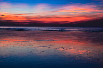 Obraz premium sunset over the sea