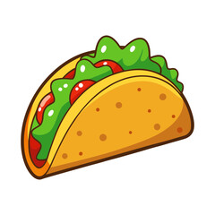 Taco vector 