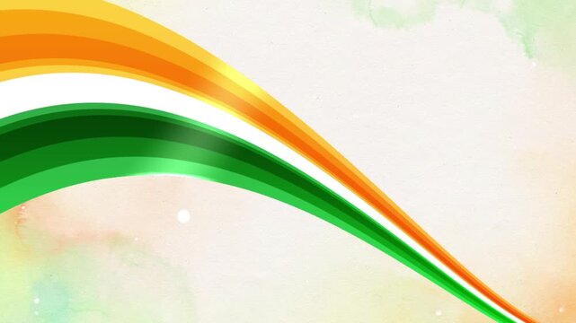 India Voting Awareness Banner with Tricolor Waves
