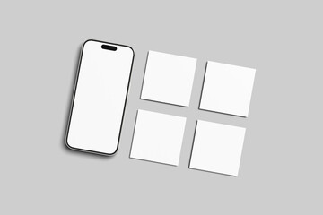 Instagram Post Blank Mockup template