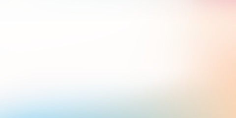 Abstract clear blue sky. Pastel rainbow. Light blue, pink and yellow art modern simple illustration