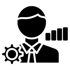 Finance Manager glyph icon