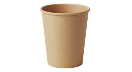 Isolated Brown Paper Cup