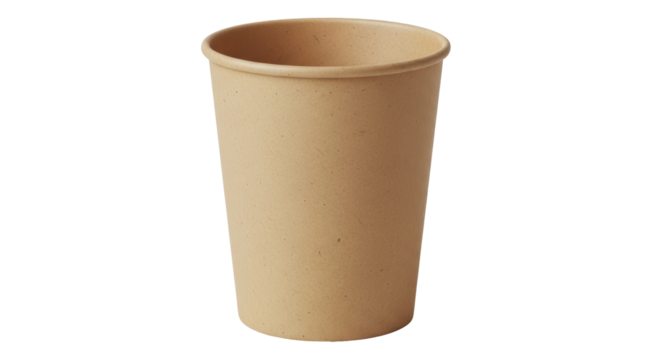 Isolated Brown Paper Cup