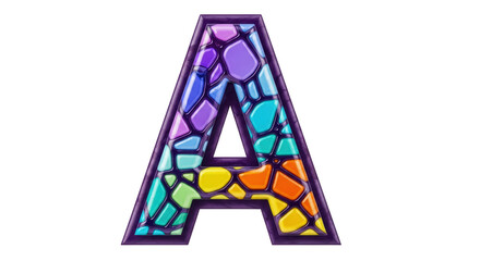 Isolated Letter A