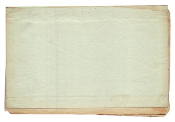 Vintage background of old ancient torn paper texture isolated