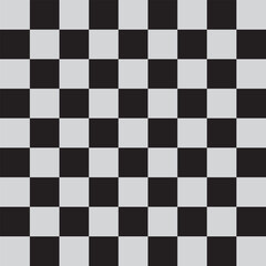 Abstract Black and White Chessboard Pattern Background Design
