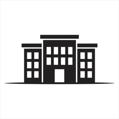 vector illustration of an ancient greek temple building 