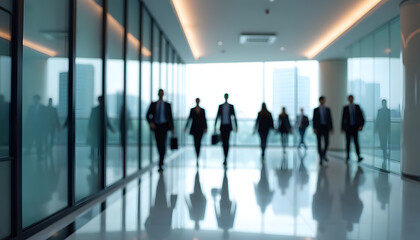 Fototapeta premium Executive Workspace Success Career Productivity Management Workplace Interior 