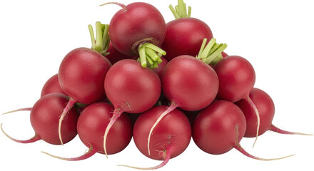 Isolated Radish, Pile Food Fresh