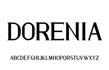 DORENIA, Elegant Serif Display Font, Luxury Typeface for Branding and editorial