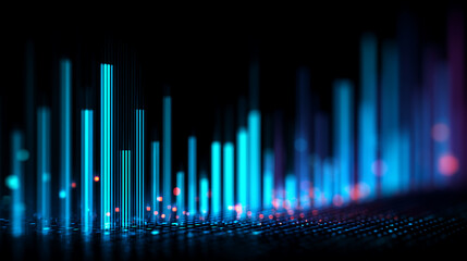 sound wave abstract background