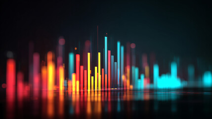 abstract background with colorful lines
