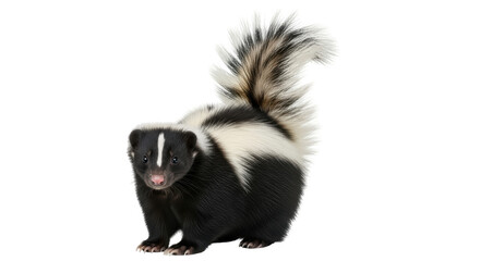 Isolated Skunk
