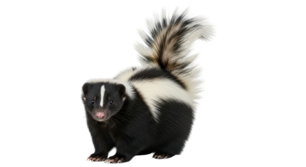 Isolated Skunk