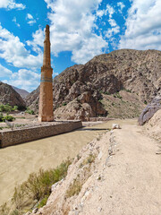 Jam, Afghanistan - one of the most mystical attractions in Afghanistan, the Minaret of Jam stands isolated in a remote and nearly inaccessible valley of the Shahrak District
