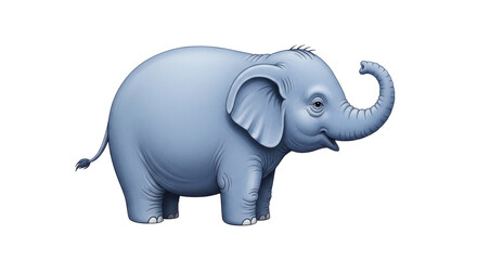 Isolated Cartoon Elephant