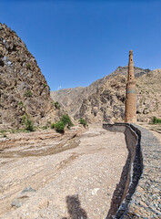 Jam, Afghanistan - one of the most mystical attractions in Afghanistan, the Minaret of Jam stands isolated in a remote and nearly inaccessible valley of the Shahrak District