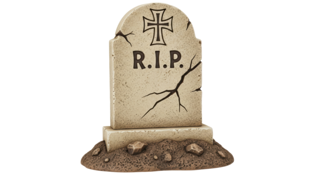 Isolated RIP Tombstone
