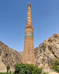 Jam, Afghanistan - one of the most mystical attractions in Afghanistan, the Minaret of Jam stands isolated in a remote and nearly inaccessible valley of the Shahrak District