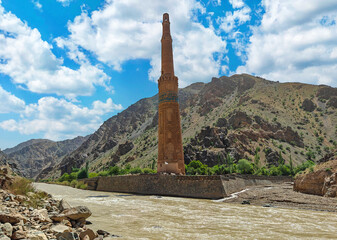 Jam, Afghanistan - one of the most mystical attractions in Afghanistan, the Minaret of Jam stands isolated in a remote and nearly inaccessible valley of the Shahrak District