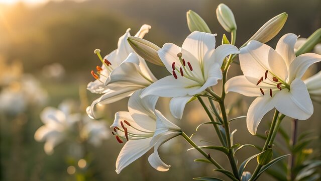 spring flowers in the garden - Powered by Adobe