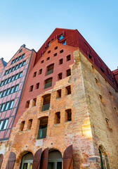 New houses construction in Europe. Residential house development	
