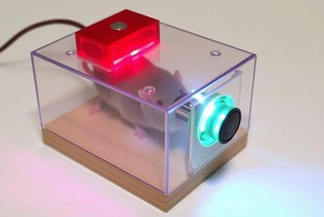 Light Sensor Camera Mousetrap Uses light sensors to detect mice