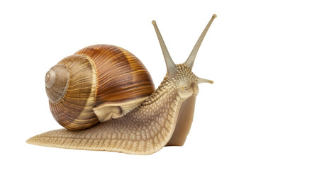 Isolated Snail Crawling