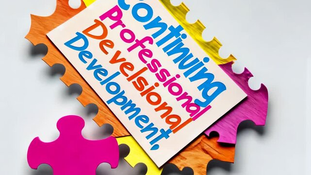 eye-catching sticky note with the phrase "Continuing Professional Development,"