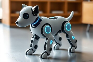 SmartPaw A robotic dog with advanced AI and machine learning cap