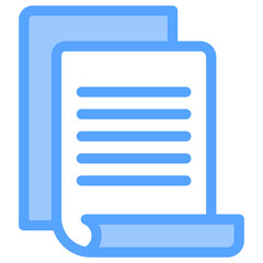 Paper Blue Icon