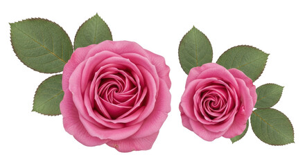 Isolated Pink Roses