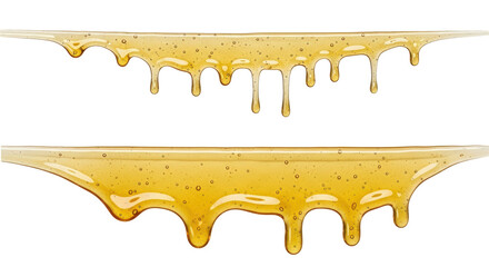 Isolated Honey Drip