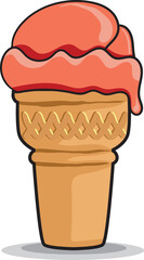 Ice Cream Strawberry