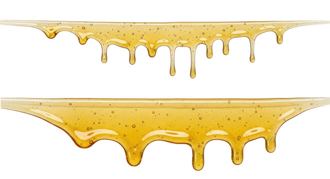 Isolated Honey Drip