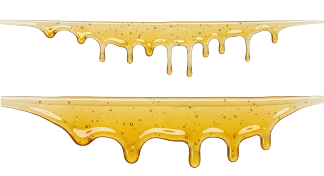 Isolated Honey Drip
