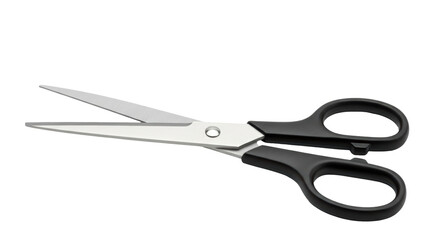 Isolated Black Handled Scissors