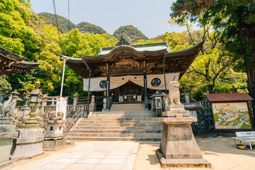shikoku, JAPAN - may 2 2025 yakuri Temple No. 85 in the Shikoku Pilgrimage, in Kagawa Prefecture, Japan