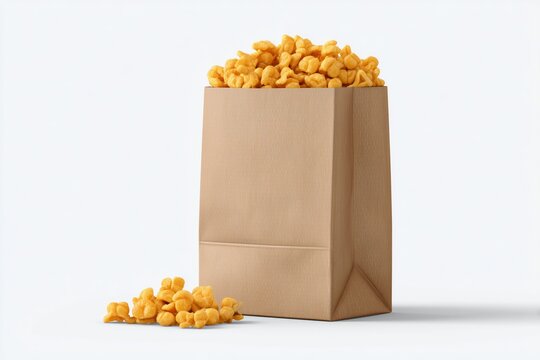 Mockup of a paperboard cereal container with a kraft sleeve showcasing a modern design on a clean white background to illustrate packaging concept