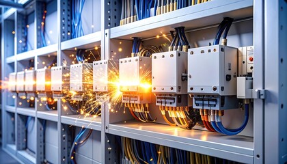 Electrical panels with sparks