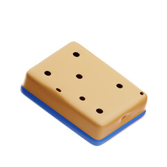 Cheese-Shaped Eraser