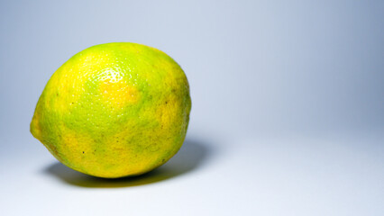 photo of lemon with white background