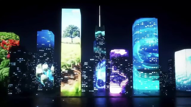 Urban Oasis Reimagining Cityscapes Through Nature's Lens