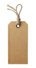 Empty kraft paper tag with twine (1)