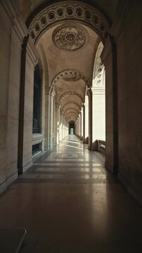 Beautiful streets of Paris with classic European architecture cityscape and historical museums attracting tourists and travelers from around the world