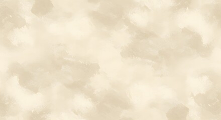 Obraz premium Delicate Watercolor Wash, Soft Beige Tones, Seamless Pattern