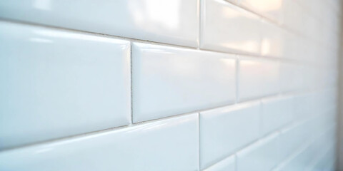 white tiles background