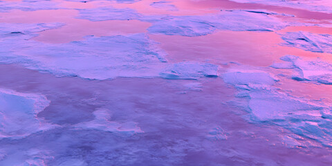 Creative pattern of high-definition ice cubes