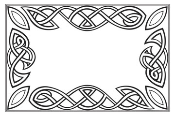 Celtic Ornament Border for Festivals vector illustration
